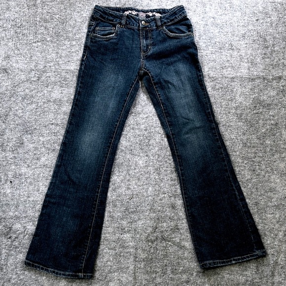 Authentics Signature Levi Strauss & Co. Girls 12 Jeans Blue Flare Leg Size 12 - Picture 1 of 9